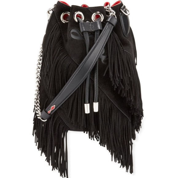 Christian Louboutin Handbags - HP Christian Louboutin Marie Jane Suede Bucket B